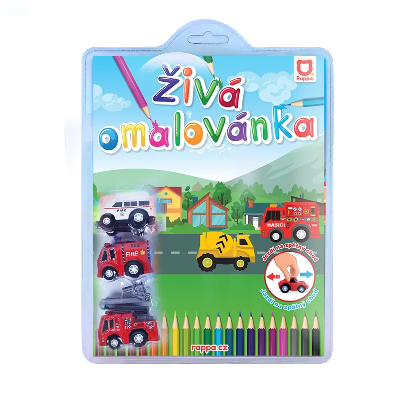 Rappa Živá omaľovánka záchranári 3 ks