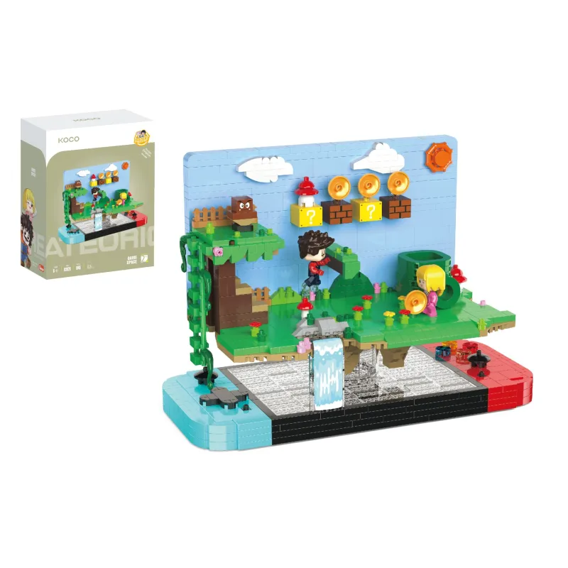 KOCO Stavebnica mini KOCO Videohra plast 1045ks v krabičke 14x18x8cm