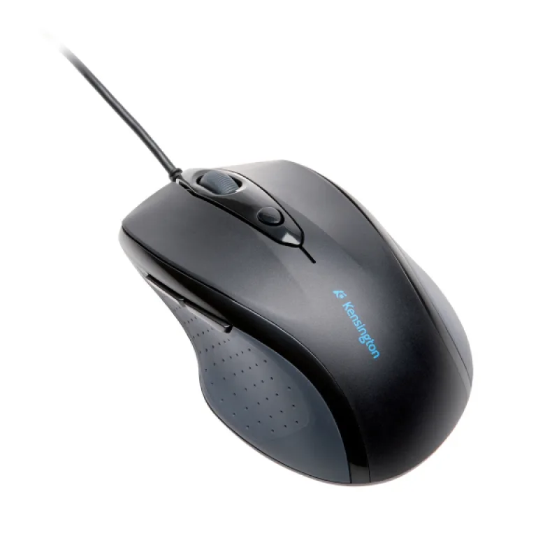 Kensington Pro Fit/Ergonomická/Optická/Pro praváky/1 600 DPI/Drátová USB/Černá K72369EU