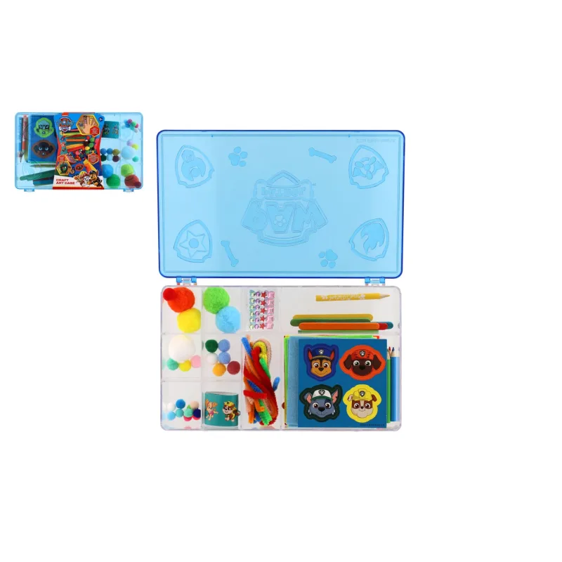 Teddies Kreatívna sada Tlapková patrola/Paw patrol v plastovom kufríku 28x17x5cm
