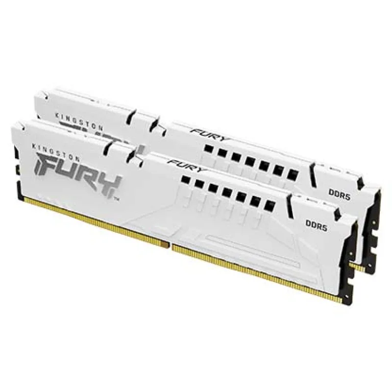 Kingston FURY Beast White/DDR5/64GB/5200MHz/CL40/2x32GB/White KF552C40BWK2-64