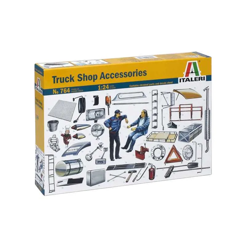 Italeri Model Kit doplnky 0764 - TRUCK ACCESSORIES (1:24)