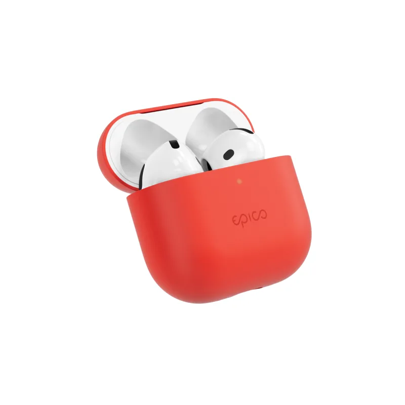 Epico silikonové pouzdro pro AirPods 4 - červená 9911101400021