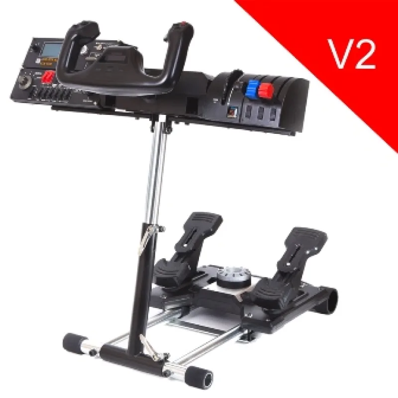 NONAME Wheel Stand Pro DELUXE V2, stojan na joystick a pedály Saitek Pro Rudder, Pro Flight Yoke System SAITEK