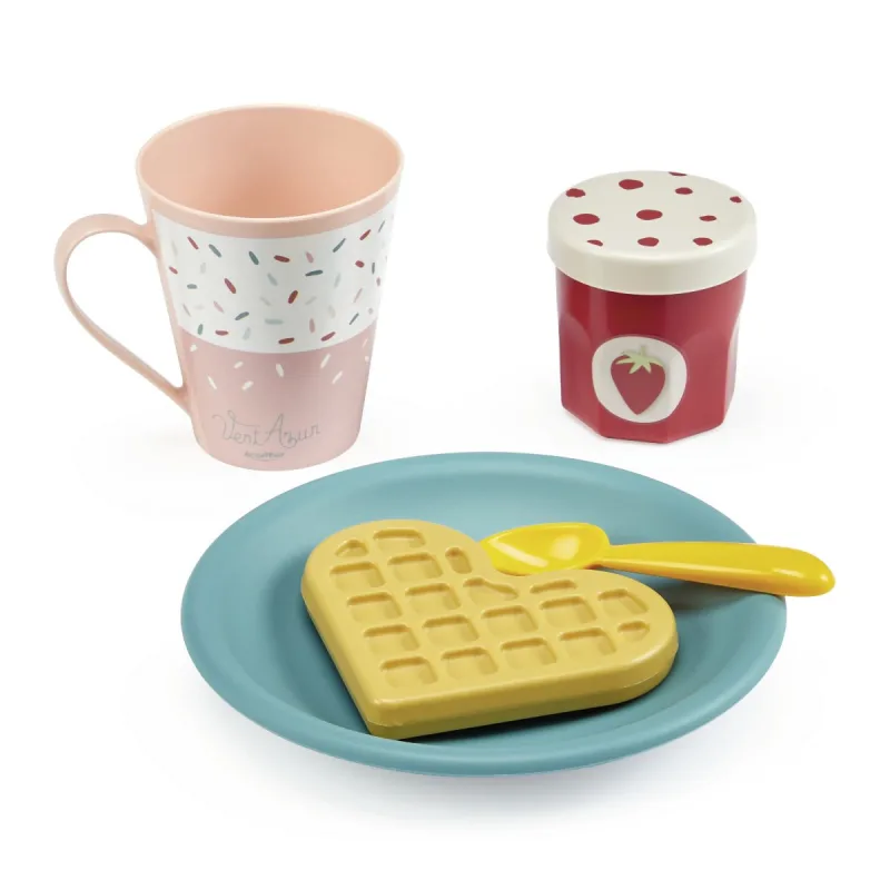 Ecoiffier Raňajkový set 3v 1