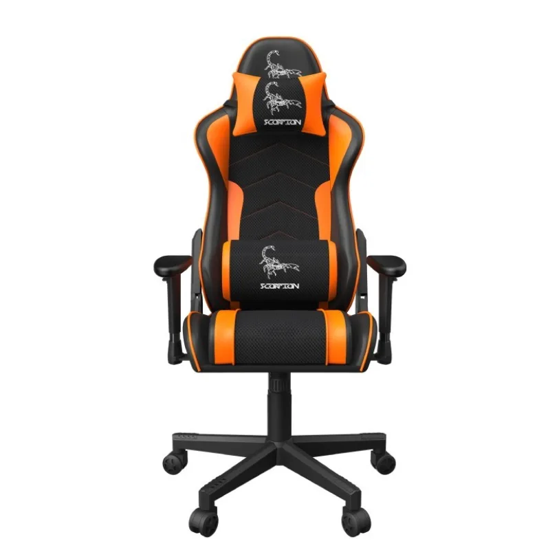 Gembird herní židle Scorpion černá/oranžová GC-SCORPION-04X