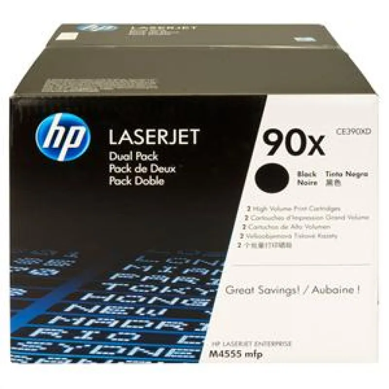 HP tisková kazeta černá velká - 2 pack, CE390XD CE390XD