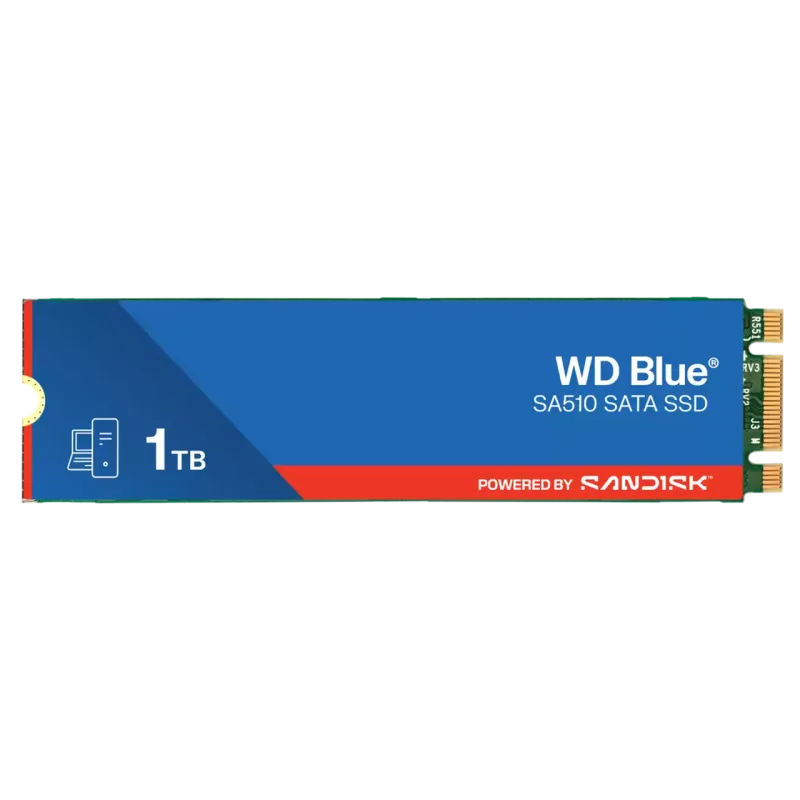 SANDISK WD Blue SA510 POWERED BY SANDISK/1TB/SSD/M.2 SATA/5R WDS100T3B0B