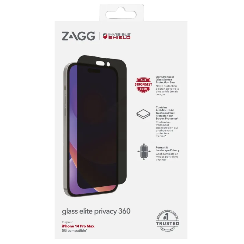 INVISIBLESHIELD ZAGG Invisible Shield Elite Privacy 360 sklo iPhone 14 Pro Max 200110148