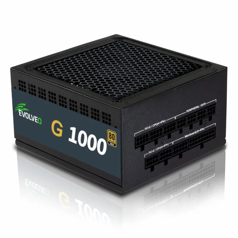 EVOLVEO G1000/1000W/ATX 3.0/80PLUS Gold/Modular EG1000R