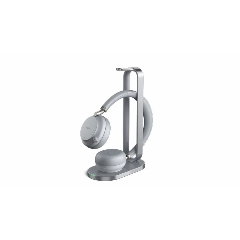YEALINK BH72 with Charging Stand UC Light Gray USB-C/Stereo/ANC/USB-C/BT/Bezdrát/Stand/Šedá BH72iStandUCLGrUSBC