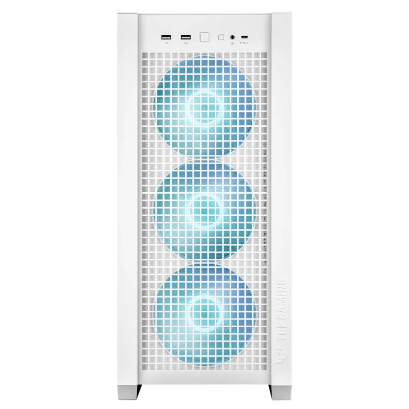 ASUS TUF Gaming GT302 ARGB/Midi Tower/Transpar./Bílá 90DC00I3-B19000
