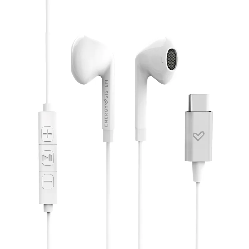 PIONEER Energy Sistem EP Smart 2 Type C White sluchátka s USB-C konektorem, bílá 448999