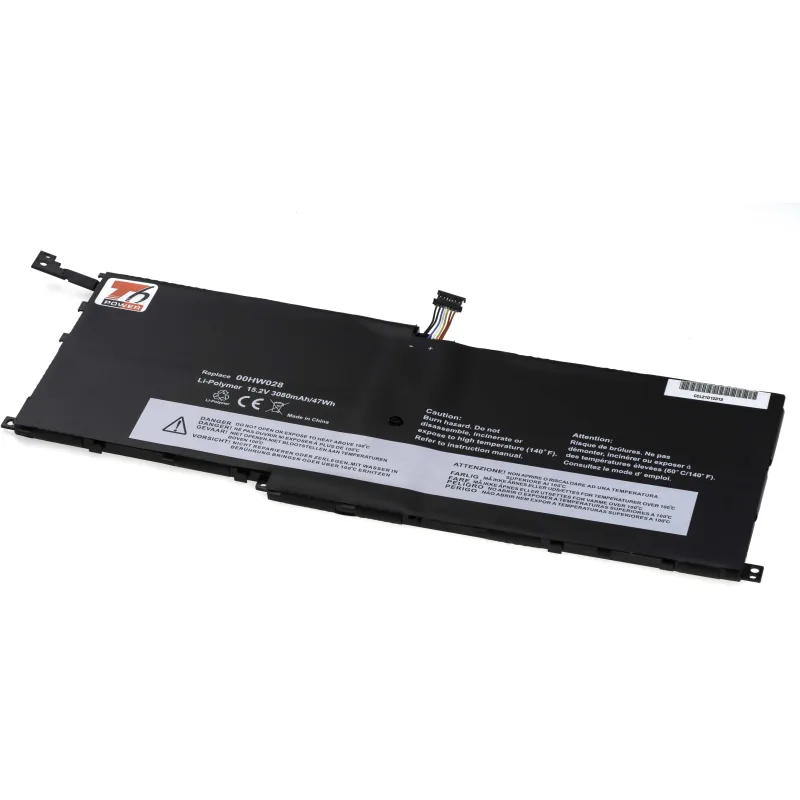 Baterie T6 Power pro Lenovo ThinkPad X1 Carbon 4th Gen, X1 Yoga, 3080mAh, 47Wh, 4cell, Li-Pol NBIB0134