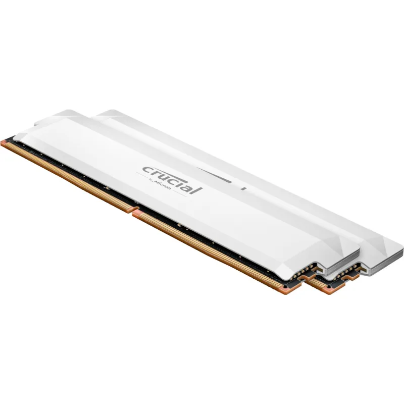 Crucial Pro/DDR5/64GB/6000MHz/CL40/2x32GB/White CP2K32G60C40U5W