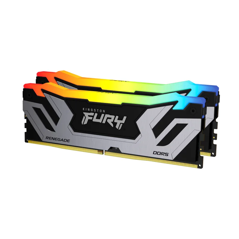 KINGSTON Kingston/CUDIMM DDR5/48/8800MHz/CL42/2x24GB/RGB/Black/Silv KF588CU42RSAK2-48
