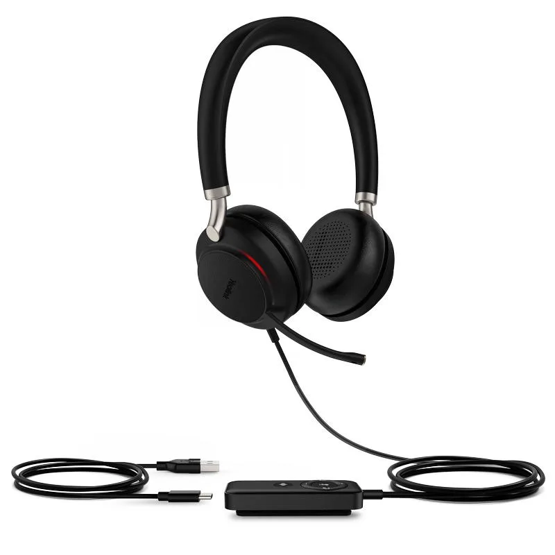 YEALINK UH38 Dual UC -BAT/Stereo/ANC/USB/Drát/BT/Bezdrát/Černá UH38DualUCBAT