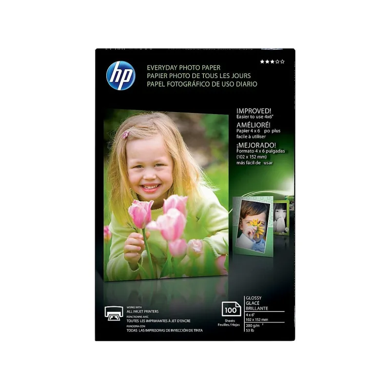 HP Photo Paper, A4, pololesk, 200g, 100 ks Q2510A