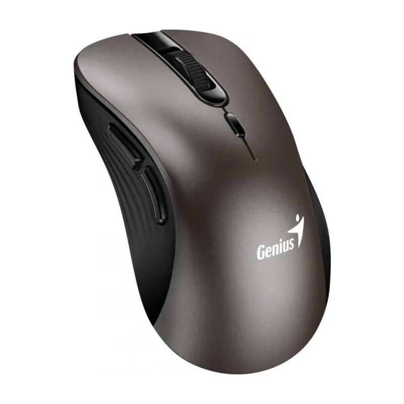 Genius Ergo 8100S/Ergonomická/Optická/Pro praváky/1 600 DPI/Bezdrátová USB/Champagne Titanium 31030040402