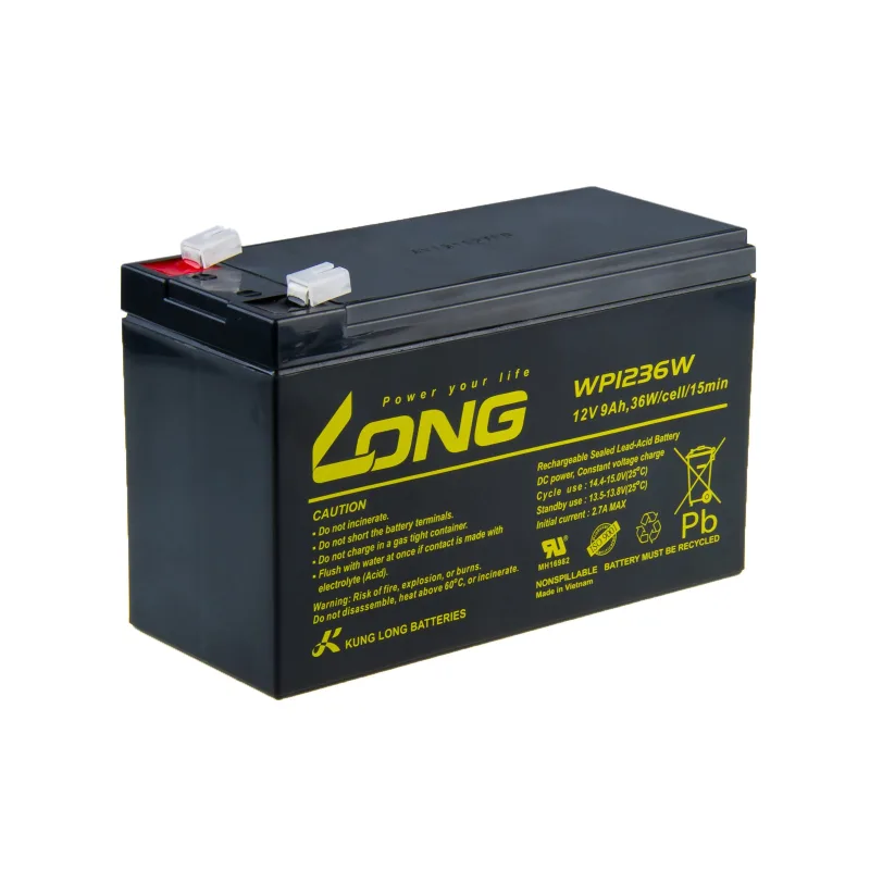 AVACOM Long 12V 9Ah olověný akumulátor HighRate F2 PBLO-12V009-F2AH