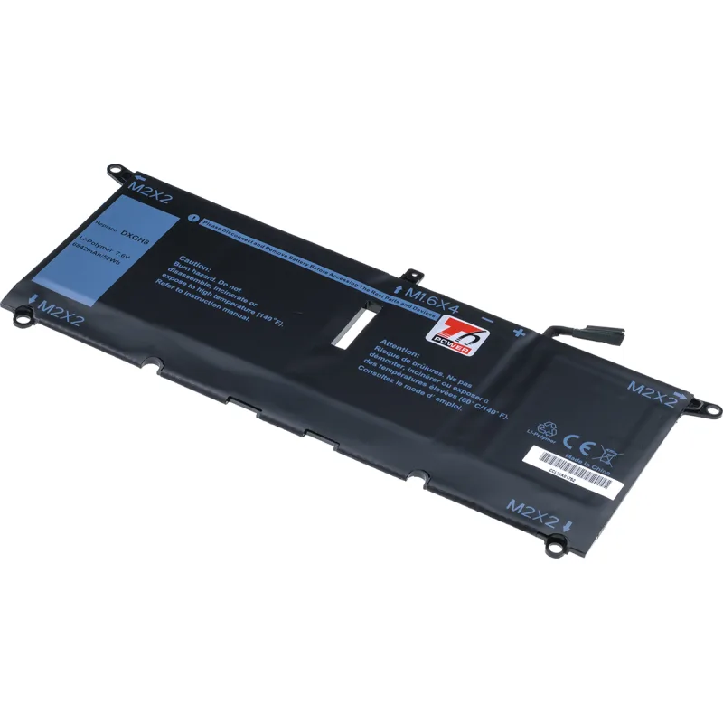 Baterie T6 Power pro Dell XPS 9370, 9380, Vostro 5390, Inspiron 5390, 6840mAh, 52Wh, 4cell, Li-pol NBDE0188