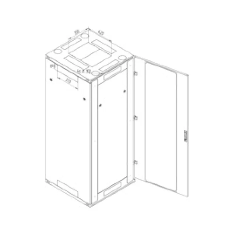 TRITON Stojan. rack 45U (š)800x(h)1000, typ RTA RTA-45-A81-CAX-A1