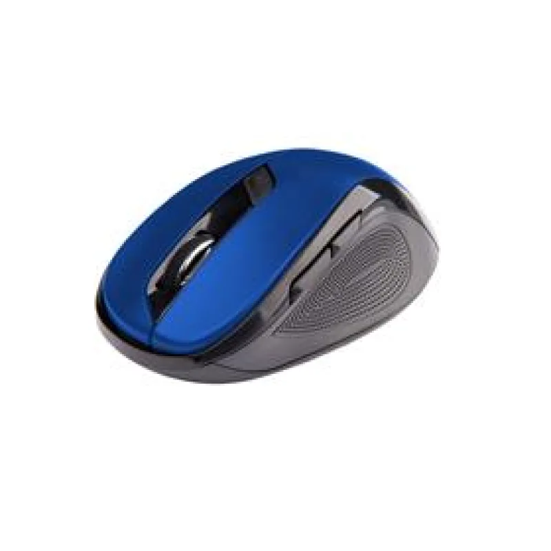 C-TECH Myš WLM-02/Ergonomická/Optická/Pro praváky/1 600 DPI/Bezdrátová USB/Černá-modrá WLM-02B