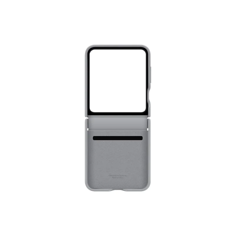 Samsung Ochranný kryt z veganské kůže pro Flip 6 Gray EF-VF741PJEGWW