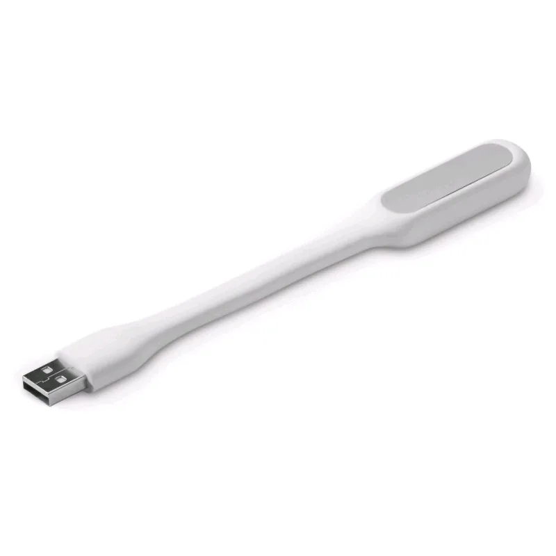 USB lampička k notebooku C-TECH UNL-04, flexibilní, bílá UNL-04W