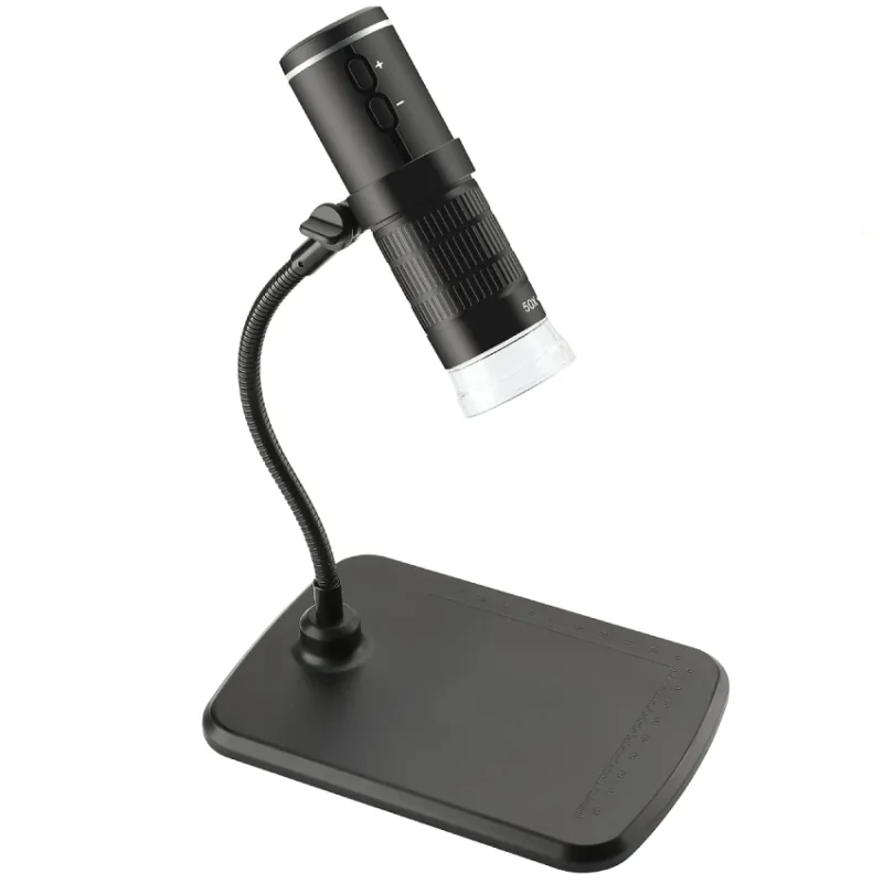 W-Star Digitální WiFi mikroskop WSF210, FHD 1000x, přísvit stojan černá Android, Win, Mac WSF210
