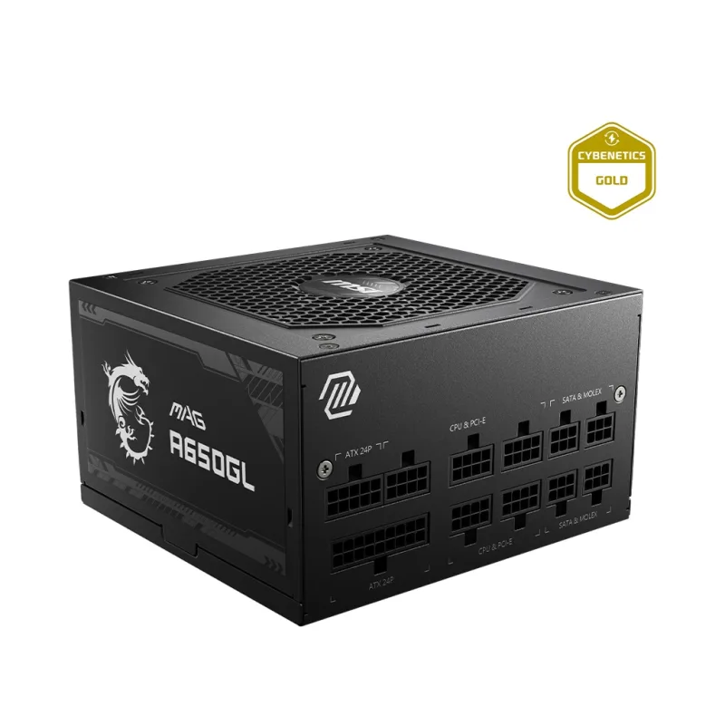 MSI zdroj MAG A650GL 650W 80PLUS GOLD m 306-7ZP8C11-CE0