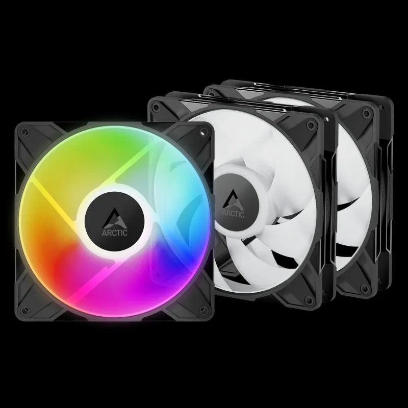 ARCTIC P14 Pro A-RGB (3 kusy) - 140mm A-RGB PWM ventilátor s rozdělovačem kabelů ACFAN00320A