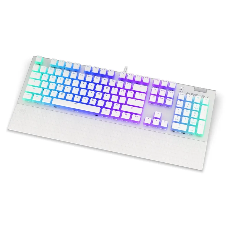 Endorfy Omnis Pudding Brown/Drátové USB-A/US layout/Bílá EY5A035