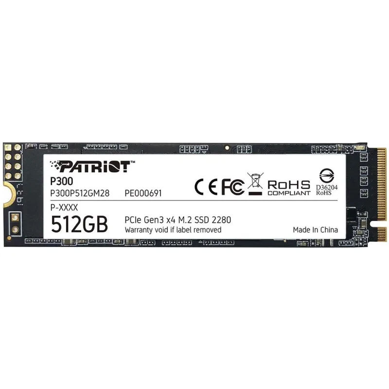 PATRIOT P300/512GB/SSD/M.2 NVMe/5R P300P512GM28
