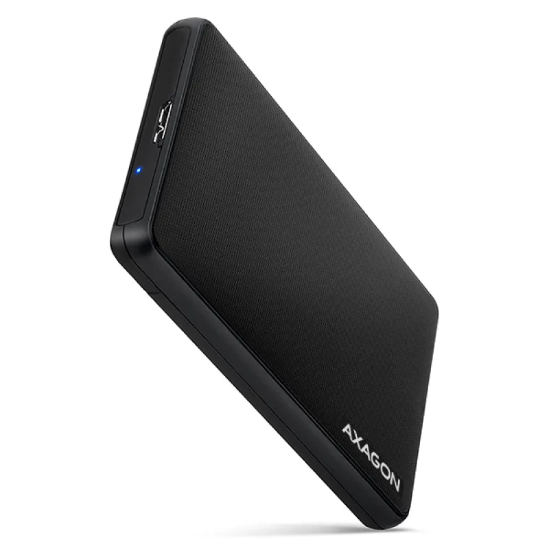 AXAGON EE25-SL, USB 3.2 Gen 1 - SATA 6G, 2.5" SLIDE box, bezšroubkový, černý EE25-SL
