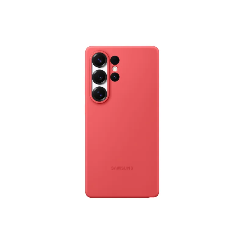 Samsung Silikonový zadní kryt pro Galaxy S25 Ultra Red EF-PS938CREGWW