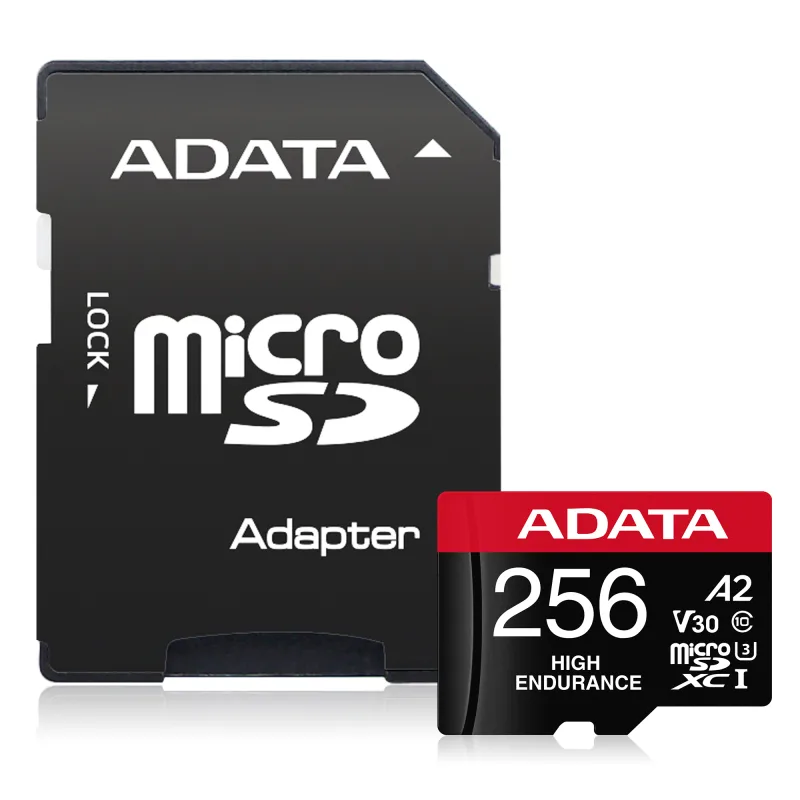 Adata High Endurance/Micro SD/256GB/UHS-I U3 / Class 10/+ Adaptér AUSDX256GUI3V30SHA2-RA1