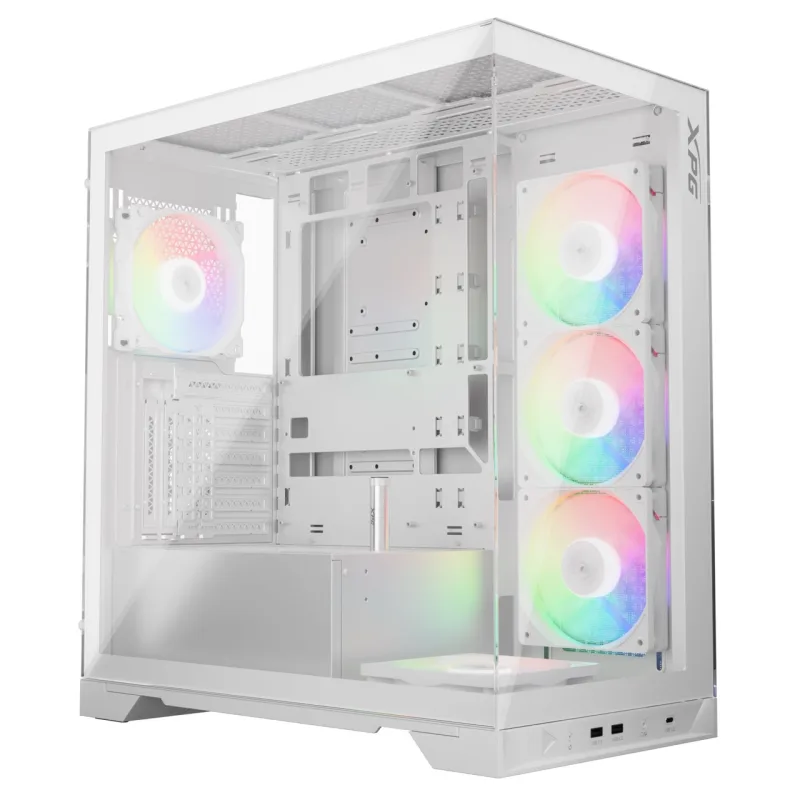 ADATA XPG INVADER X/Midi Tower/Transpar./Bílá INVADERXMT-WHCWW