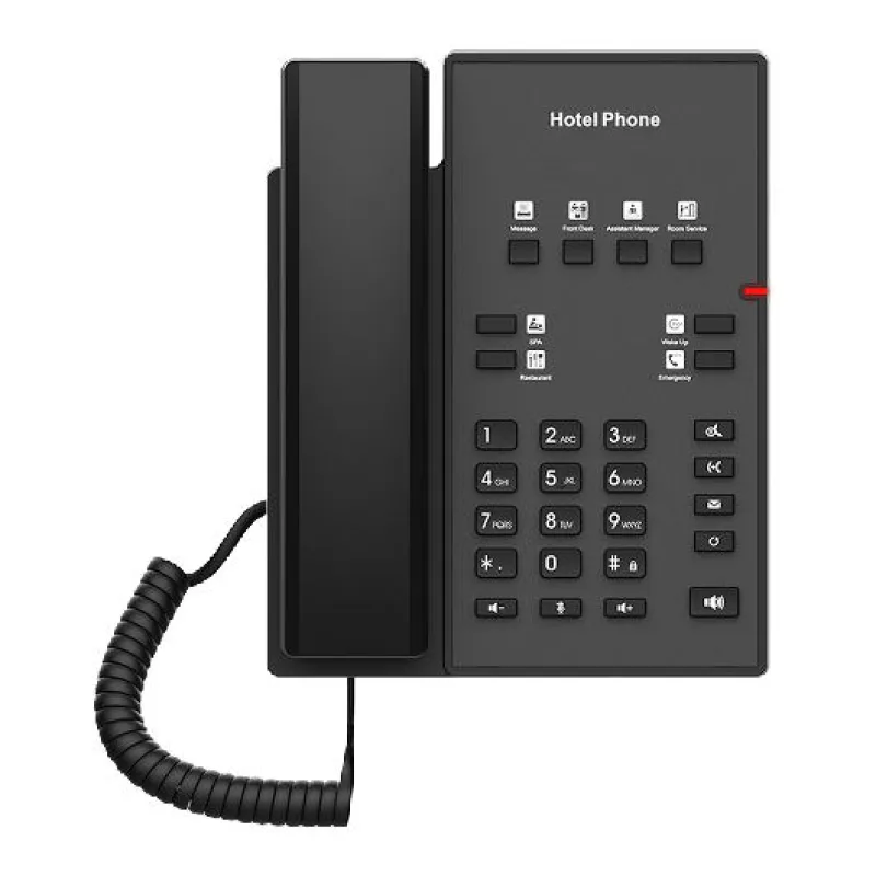 GRANDSTREAM Fanvil H1 hotelový SIP telefon, bez displej, rychle volby, černý H1