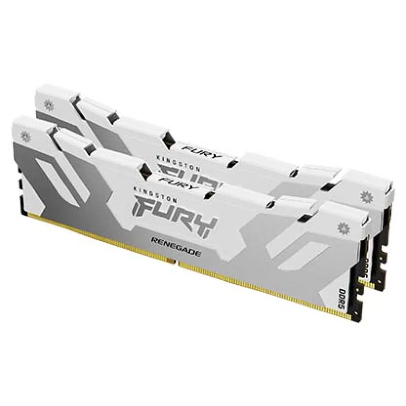 Kingston FURY Renegade/DDR5/32GB/7200MHz/CL38/2x16GB/White KF572C38RWK2-32