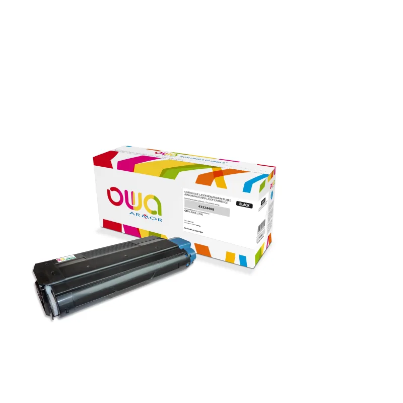 OWA Armor toner kompatibilní s OKI 43324408, 6000st, černá/black K15287OW