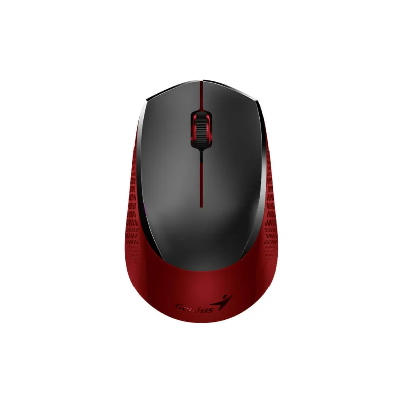 Genius NX-8000S/Kancelářská/Optická/1 200 DPI/Bezdrátová USB/Černá-červená 31030025401