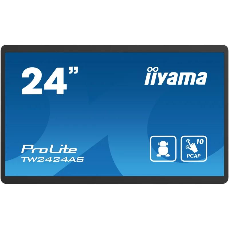 24" iiyama TW2424AS-B1: PCAP, Android 12,FHD TW2424AS-B1