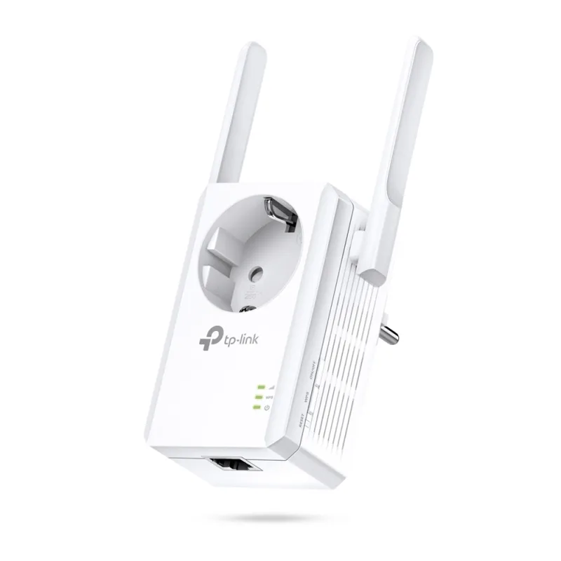 TP-Link TL-WA860RE 300Mbps Wifi N Range Ext./AP, 1x10/100 RJ45, s průchozí zásuvkou, power schedule TL-WA860RE