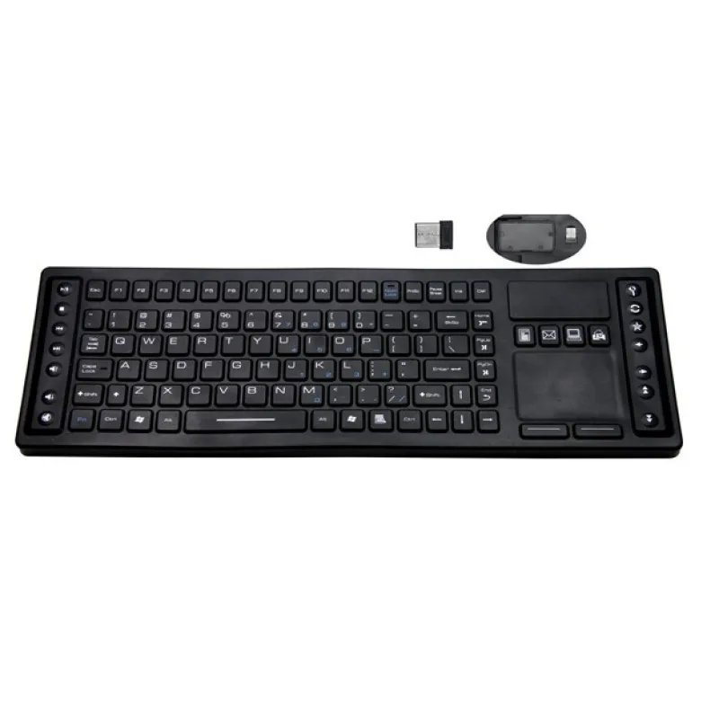 GETAC SK310-WL Průmyslová silikonová bezdrátová klávesnice s touchpadem, CZ, USB, IP68 SK310-WL