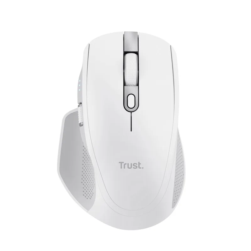 Trust Ozaa+/Kancelářská/Optická/Pro praváky/3 200 DPI/USB+BT/Bílá 24935