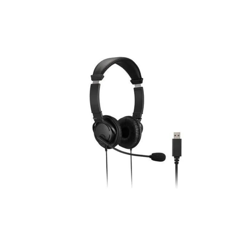 KENSINGTON HiFi USB sluchátka s mikrofonem a tlačítky K33065WW