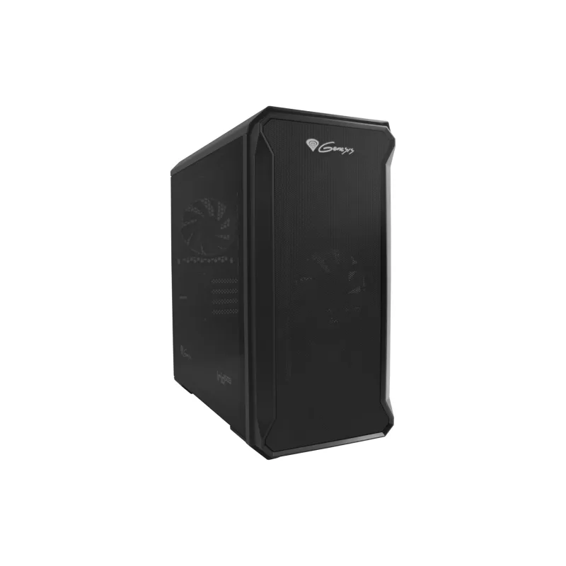 Počítačová skříň Genesis IRID 503 V2/Micro Tower/Transpar./Černá NPC-1558