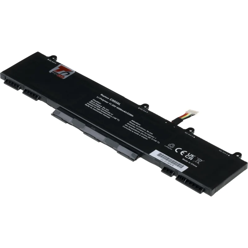 Baterie T6 Power HP EliteBook x360 830 G7, EliteBook x360 830 G8, 4590mAh, 53Wh, 3cell, Li-pol NBHP0228