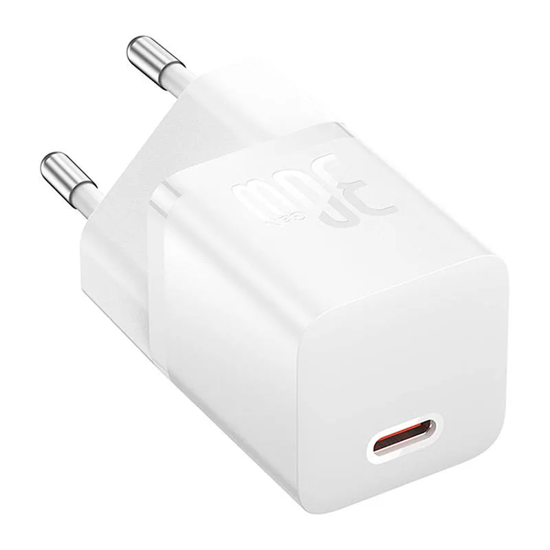NONAME Baseus Rychlonabíječka do sítě GaN5 Mini 30W EU bílá 6932172624446